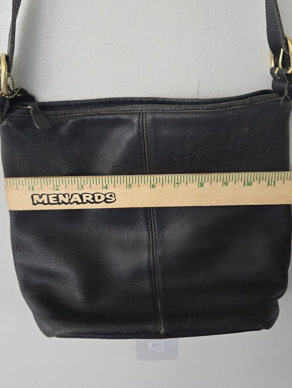 COACH Vintage Leather Soho Rivington 4141 Shoulder/Hobo Bag Black - Picture 11 of 16